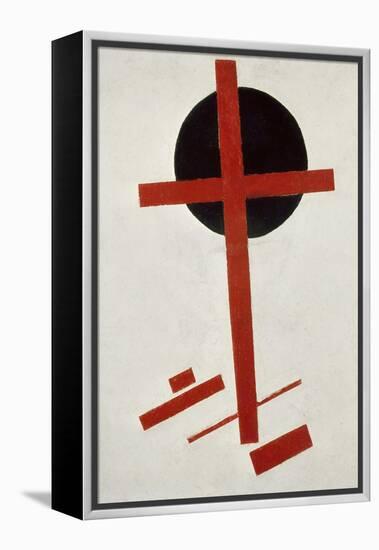 Red Cross on Black Circle, after 1914-Kasimir Malevich-Framed Premier Image Canvas