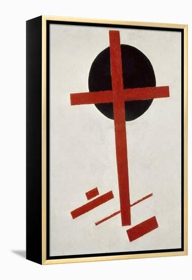 Red Cross on Black Circle, after 1914-Kasimir Malevich-Framed Premier Image Canvas