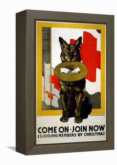 Red Cross Poster, 1917-Richard Fayerweather Babcock-Framed Premier Image Canvas