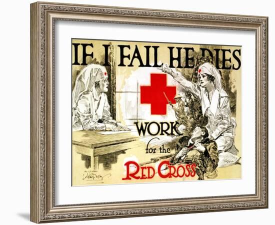 Red Cross Poster, C1918-Arthur McCoy-Framed Giclee Print