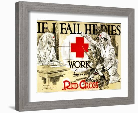 Red Cross Poster, C1918-Arthur McCoy-Framed Giclee Print