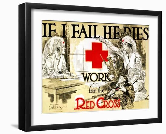 Red Cross Poster, C1918-Arthur McCoy-Framed Giclee Print