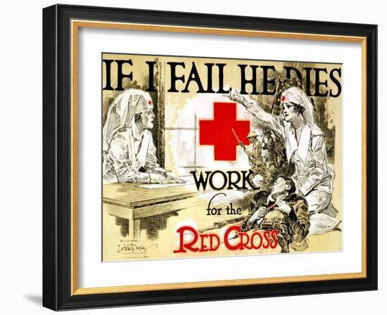 Red Cross Poster, C1918-Arthur McCoy-Framed Giclee Print