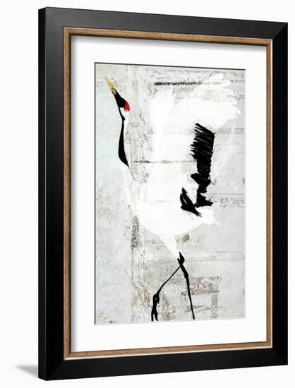 Red-Crowned Dance-Rachel Travis-Framed Art Print