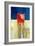 Red Cube-Daniel Cacouault-Framed Giclee Print