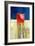 Red Cube-Daniel Cacouault-Framed Giclee Print