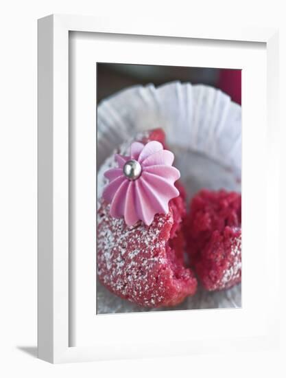 Red Cupcake, Detail-C. Nidhoff-Lang-Framed Photographic Print