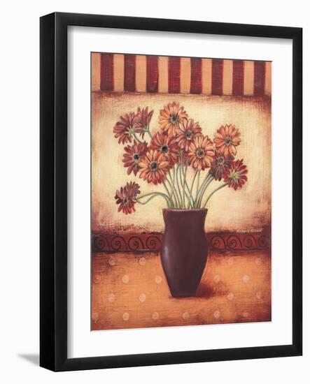 Red Daisies-Kimberly Poloson-Framed Art Print