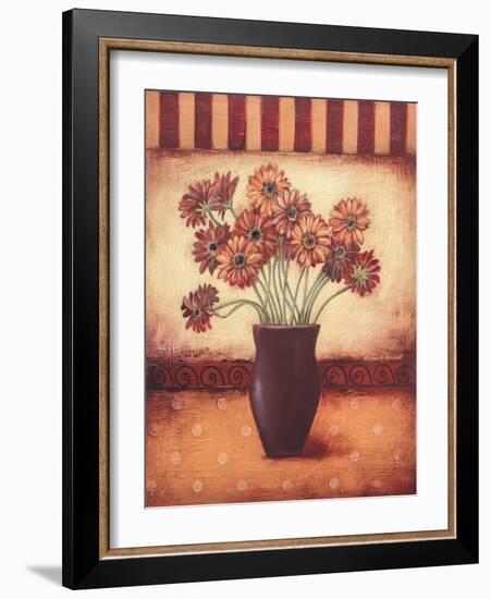 Red Daisies-Kimberly Poloson-Framed Art Print