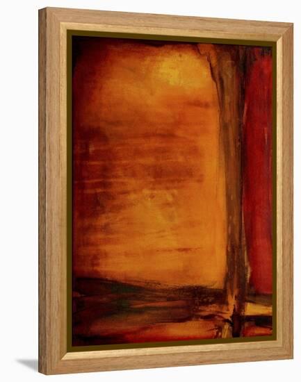 Red Dawn I-Erin Ashley-Framed Stretched Canvas
