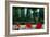 Red Deck Chairs on the Courtyard of the Jewish Museum, Berlin, Germany-Felipe Rodriguez-Framed Photographic Print