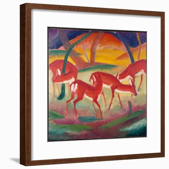 Red Deer 1, 1910-Franz Marc-Framed Giclee Print