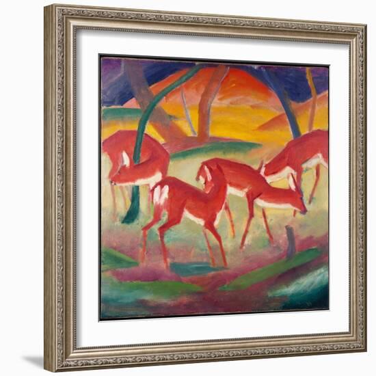 Red Deer 1, 1910-Franz Marc-Framed Giclee Print