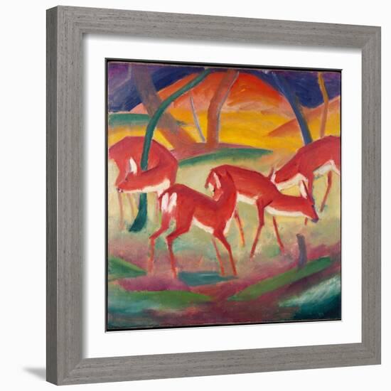 Red Deer 1, 1910-Franz Marc-Framed Giclee Print