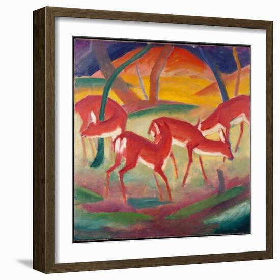 Red Deer 1, 1910-Franz Marc-Framed Giclee Print