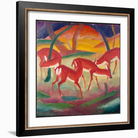 Red Deer 1, 1910-Franz Marc-Framed Giclee Print