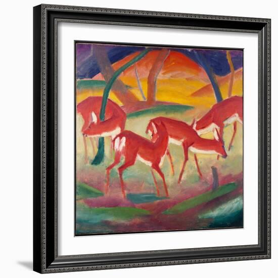 Red Deer 1, 1910-Franz Marc-Framed Giclee Print