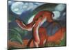 Red Deer II-Franz Marc-Mounted Giclee Print