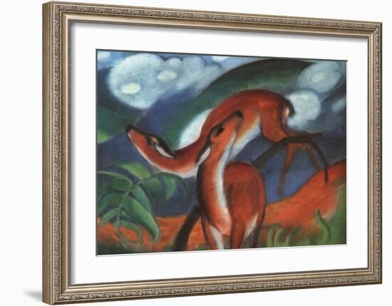 Red Deer II-Franz Marc-Framed Giclee Print