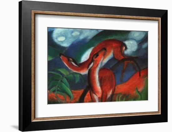 Red Deer II-Franz Marc-Framed Art Print