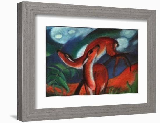 Red Deer II-Franz Marc-Framed Art Print