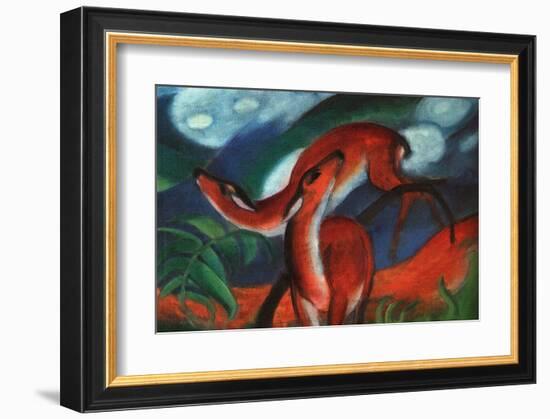 Red Deer II-Franz Marc-Framed Art Print