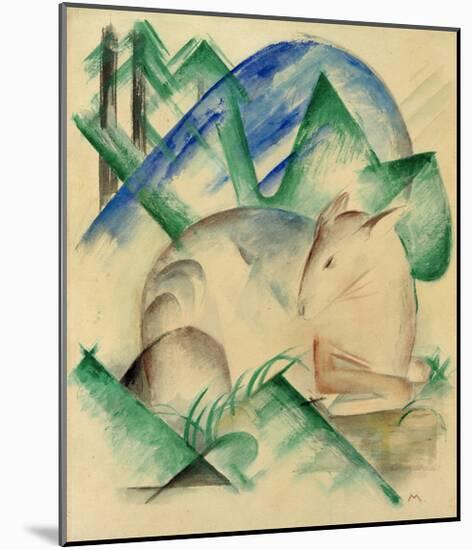 Red Deer-Franz Marc-Mounted Giclee Print