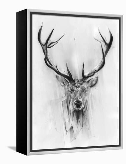 Red Deer-Alexis Marcou-Framed Stretched Canvas