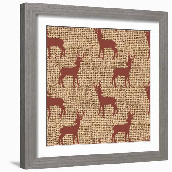 Red Deer-Joanne Paynter Design-Framed Giclee Print