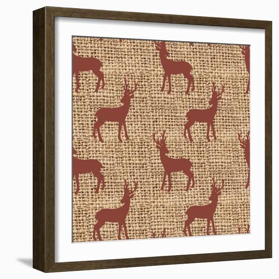 Red Deer-Joanne Paynter Design-Framed Giclee Print