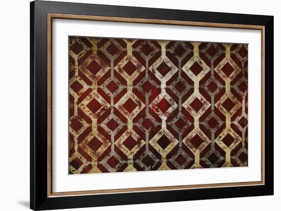 Red Diamonds-Kari Taylor-Framed Giclee Print