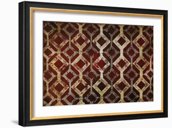 Red Diamonds-Kari Taylor-Framed Giclee Print