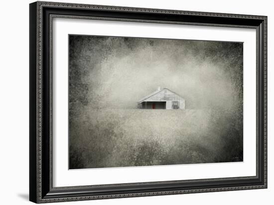Red Door Farmhouse-Jai Johnson-Framed Giclee Print