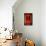 Red Door in Paris-Erin Berzel-Framed Premier Image Canvas displayed on a wall