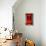 Red Door in Paris-Erin Berzel-Framed Premier Image Canvas displayed on a wall