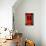 Red Door in Paris-Erin Berzel-Mounted Photographic Print displayed on a wall