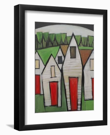 Red Doors-Tim Nyberg-Framed Giclee Print