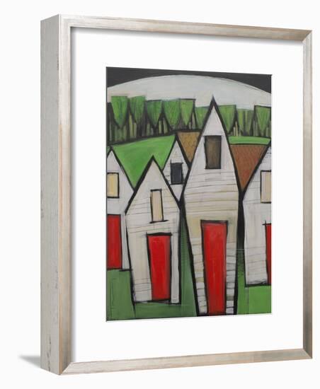 Red Doors-Tim Nyberg-Framed Premium Giclee Print