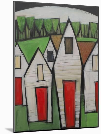 Red Doors-Tim Nyberg-Mounted Premium Giclee Print