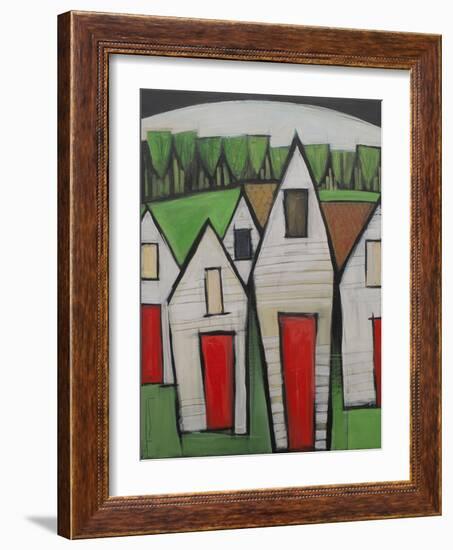 Red Doors-Tim Nyberg-Framed Giclee Print