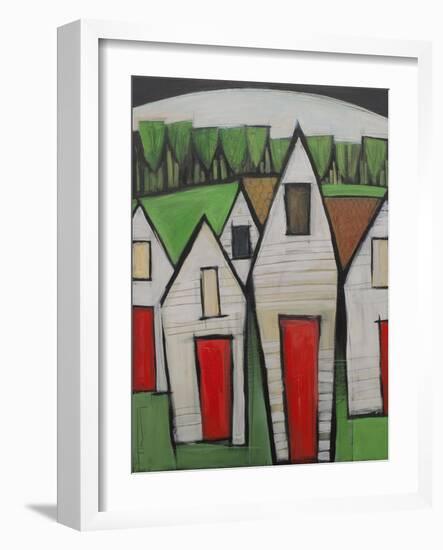 Red Doors-Tim Nyberg-Framed Giclee Print