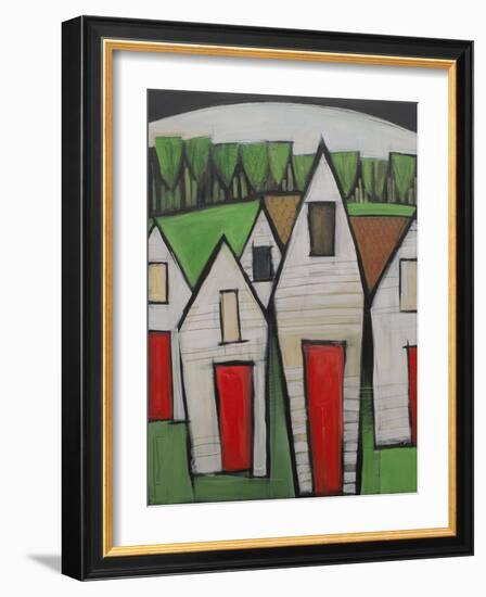 Red Doors-Tim Nyberg-Framed Giclee Print