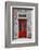 Red Doorway Old Building Burano, Italy-Darrell Gulin-Framed Photographic Print