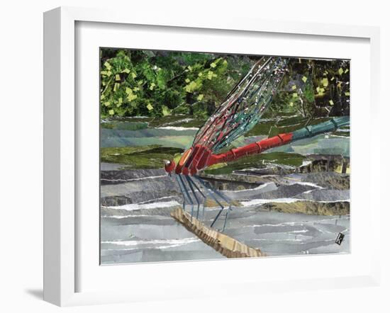 Red Dragonfly-Kirstie Adamson-Framed Giclee Print