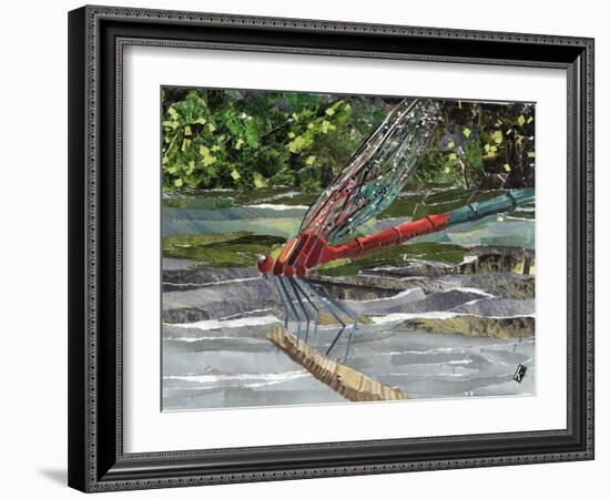 Red Dragonfly-Kirstie Adamson-Framed Giclee Print