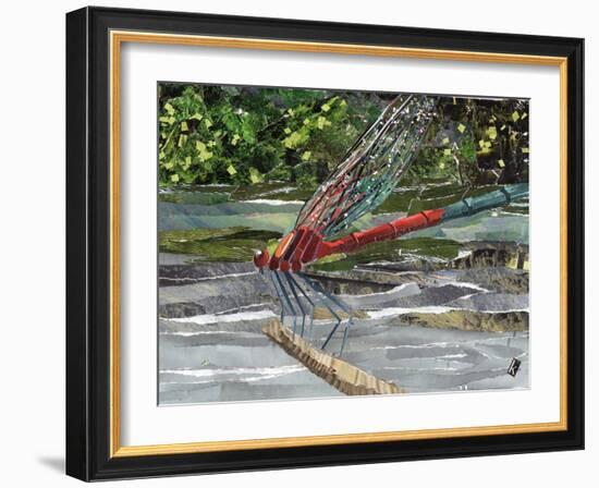 Red Dragonfly-Kirstie Adamson-Framed Giclee Print