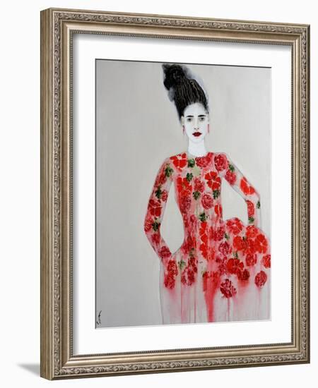 Red Dress, 2016-Susan Adams-Framed Giclee Print