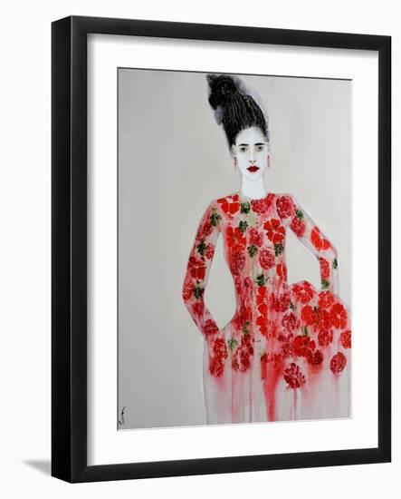 Red Dress, 2016-Susan Adams-Framed Giclee Print
