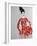 Red Dress, 2016-Susan Adams-Framed Giclee Print