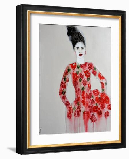 Red Dress, 2016-Susan Adams-Framed Giclee Print